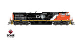 Scaletrains SXT41703 Rivet Counter GE DASH 9-44CW, Canadian National/4 Window Cab/North America Map/As Delivered #2515 - DCC & Sound N Scale