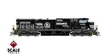 Scaletrains SXT41719 Rivet Counter GE DASH 9-44CW, Norfolk Southern/Operation Lifesaver/Solid Sill Stripe #9256 - DCC & Sound N Scale