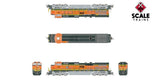 Scaletrains SXT41721 Rivet Counter GE DASH 9-44CW, Kansas City Southern/ex-BNSF Heritage II Patched/Exhaust Burn Marks #4420 - DCC & Sound N Scale