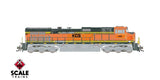 Scaletrains SXT41721 Rivet Counter GE DASH 9-44CW, Kansas City Southern/ex-BNSF Heritage II Patched/Exhaust Burn Marks #4420 - DCC & Sound N Scale