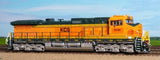 Scaletrains SXT41723 Rivet Counter GE DASH 9-44CW, Kansas City Southern/ex-BNSF Heritage II Patched/Red Replacement HVAC #4439 - DCC & Sound N Scale