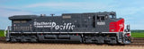 Scaletrains SXT41731 Rivet Counter GE DASH 9-44CW, Southern Pacific/As Delivered/Gray Cab Window Grabs #8150 - DCC & Sound N Scale