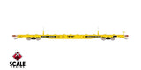 Scaletrains SXT41778 BSC F68BH Finger Rack Flatcar, Trailer Train/Yellow/TT Logo #82012 HO Scale