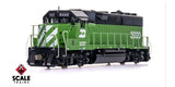 Scaletrains SXT41885 EMD GP40 Phase IIa3, BN Burlington Northern #3020 - ESU v5.0 DCC & Sound HO Scale