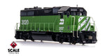 Scaletrains SXT41885 EMD GP40 Phase IIa3, BN Burlington Northern #3020 - ESU v5.0 DCC & Sound HO Scale