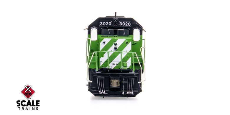 Scaletrains SXT41885 EMD GP40 Phase IIa3, BN Burlington Northern #3020 - ESU v5.0 DCC & Sound HO Scale