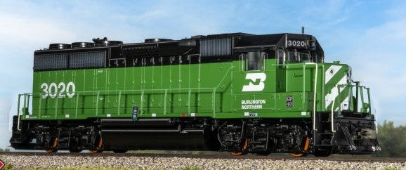 Scaletrains SXT41885 EMD GP40 Phase IIa3, BN Burlington Northern #3020 - ESU v5.0 DCC & Sound HO Scale