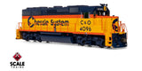 Scaletrains SXT41905 EMD GP40 GP40 Phase III, Chessie System/C&O #4096 - ESU v5.0 DCC & Sound HO Scale