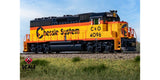Scaletrains SXT41905 EMD GP40 GP40 Phase III, Chessie System/C&O #4096 - ESU v5.0 DCC & Sound HO Scale