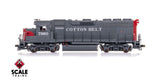 Scaletrains SXT41913 EMD GP40 Phase Ia3, Cotton Belt/Bloody Nose/As Rebuilt #7962 - ESU v5.0 DCC & Sound HO Scale