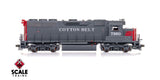 Scaletrains SXT41913 EMD GP40 Phase Ia3, Cotton Belt/Bloody Nose/As Rebuilt #7962 - ESU v5.0 DCC & Sound HO Scale