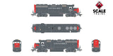 Scaletrains SXT41917 EMD GP40 Phase Ia3, Cotton Belt/Bloody Nose/Lobotomized/Stratolite Beacon #7964 - ESU v5.0 DCC & Sound HO Scale
