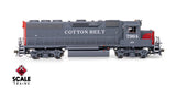 Scaletrains SXT41917 EMD GP40 Phase Ia3, Cotton Belt/Bloody Nose/Lobotomized/Stratolite Beacon #7964 - ESU v5.0 DCC & Sound HO Scale