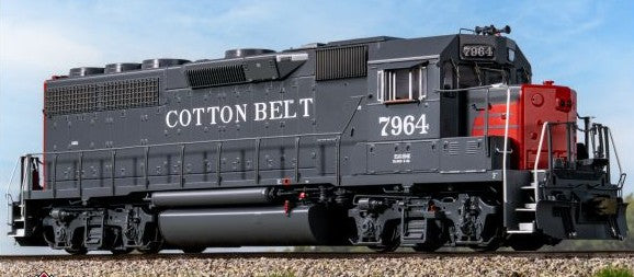 Scaletrains SXT41917 EMD GP40 Phase Ia3, Cotton Belt/Bloody Nose/Lobotomized/Stratolite Beacon #7964 - ESU v5.0 DCC & Sound HO Scale