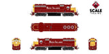 Scaletrains SXT41933 EMD GP40 Phase Ia3, Rock Island/Maroon & Yellow/Faded Nose Logo #345 - ESU v5.0 DCC & Sound HO Scale