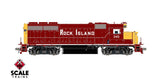 Scaletrains SXT41933 EMD GP40 Phase Ia3, Rock Island/Maroon & Yellow/Faded Nose Logo #345 - ESU v5.0 DCC & Sound HO Scale