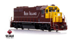 Scaletrains SXT41933 EMD GP40 Phase Ia3, Rock Island/Maroon & Yellow/Faded Nose Logo #345 - ESU v5.0 DCC & Sound HO Scale