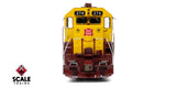 Scaletrains SXT41937 EMD GP40 Phase Ia3, Rock Island/Maroon & Yellow #374 - ESU v5.0 DCC & Sound HO Scale