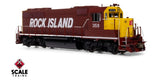 Scaletrains SXT41939 EMD GP40 Phase Ia3, Rock Island/Maroon & Yellow/Mismatched Long Hood Lettering #359 - ESU v5.0 DCC & Sound HO Scale