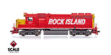 Scaletrains SXT41943 EMD GP40 Phase Ia3, Rock Island/Red & Yellow #353 - ESU v5.0 DCC & Sound HO Scale