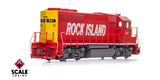 Scaletrains SXT41943 EMD GP40 Phase Ia3, Rock Island/Red & Yellow #353 - ESU v5.0 DCC & Sound HO Scale
