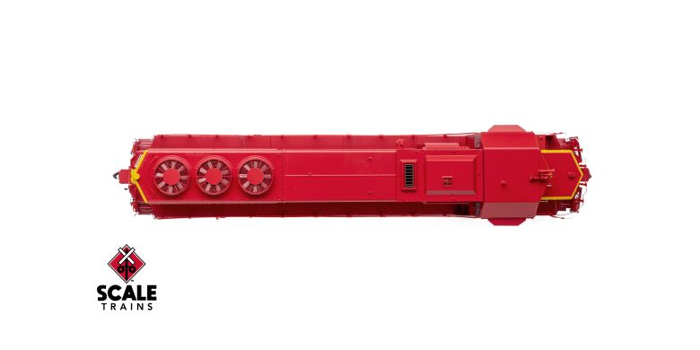 Scaletrains SXT41943 EMD GP40 Phase Ia3, Rock Island/Red & Yellow #353 - ESU v5.0 DCC & Sound HO Scale