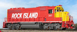 Scaletrains SXT41943 EMD GP40 Phase Ia3, Rock Island/Red & Yellow #353 - ESU v5.0 DCC & Sound HO Scale