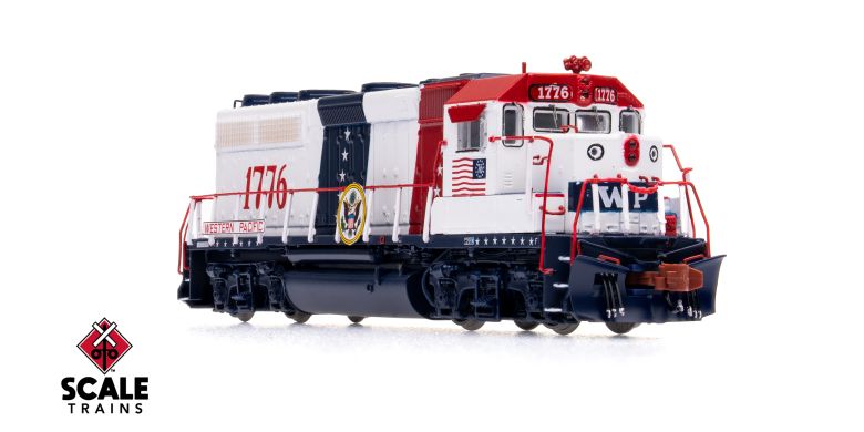 Scaletrains SXT42007 Rivet Counter N Scale EMD GP40 Phase IIc, Western Pacific/Bicentennial #1976 - DCC & Sound N Scale