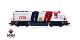 Scaletrains SXT42007 Rivet Counter N Scale EMD GP40 Phase IIc, Western Pacific/Bicentennial #1976 - DCC & Sound N Scale