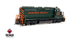 Scaletrains SXT42011 Rivet Counter N Scale EMD GP40 Phase IIc, Western Pacific/Perlman Green/Without Front Pilot Stripes #3530 - DCC & Sound N Scale