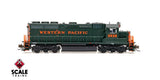 Scaletrains SXT42011 Rivet Counter N Scale EMD GP40 Phase IIc, Western Pacific/Perlman Green/Without Front Pilot Stripes #3530 - DCC & Sound N Scale