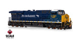 ScaleTrains SXT42065 Rivet Counter HO Scale GE ES44AH, CSX/Heritage/Pan Am/PAR #1981 DCC & Sound HO Scale
