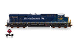 ScaleTrains SXT42065 Rivet Counter HO Scale GE ES44AH, CSX/Heritage/Pan Am/PAR #1981 DCC & Sound HO Scale