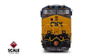 ScaleTrains SXT42065 Rivet Counter HO Scale GE ES44AH, CSX/Heritage/Pan Am/PAR #1981 DCC & Sound HO Scale