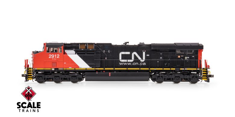 ScaleTrains SXT42090 Rivet Counter HO Scale GE ES44AC, Canadian National #2921 DCC & Sound HO Scale
