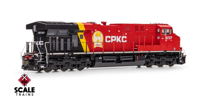 ScaleTrains SXT42100 Rivet Counter HO Scale GE ES44AC, CPKC #8737 DCC & Sound HO Scale