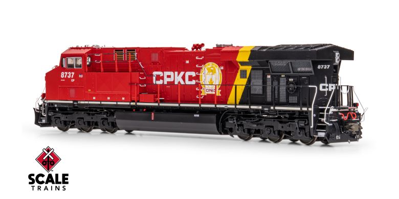 ScaleTrains SXT42100 Rivet Counter HO Scale GE ES44AC, CPKC #8737 DCC & Sound HO Scale