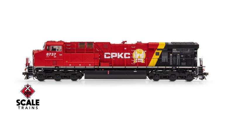ScaleTrains SXT42100 Rivet Counter HO Scale GE ES44AC, CPKC #8737 DCC & Sound HO Scale