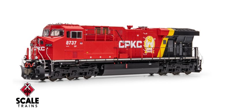 ScaleTrains SXT42100 Rivet Counter HO Scale GE ES44AC, CPKC #8737 DCC & Sound HO Scale