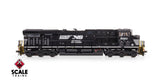 ScaleTrains SXT42102 Rivet Counter HO Scale GE ES44AC, Norfolk Southern/Horsehead/PTC #8093 DCC & Sound HO Scale