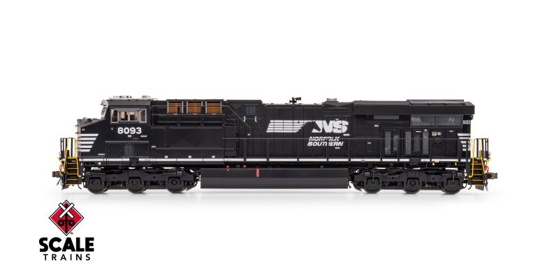 ScaleTrains SXT42102 Rivet Counter HO Scale GE ES44AC, Norfolk Southern/Horsehead/PTC #8093 DCC & Sound HO Scale