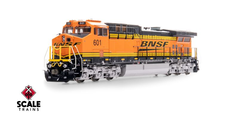 ScaleTrains SXT42238 Rivet Counter AC44C4M, BNSF/Heritage III/PTC #601 DCC & Sound HO Scale
