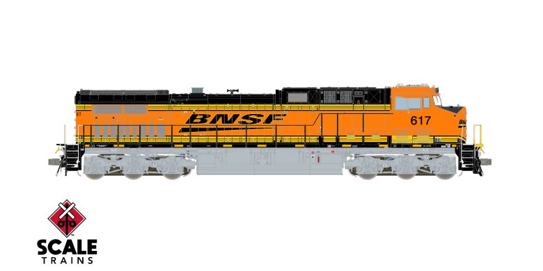 ScaleTrains SXT42238 Rivet Counter AC44C4M, BNSF/Heritage III/PTC #601 DCC & Sound HO Scale