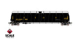 Scaletrains SXT42419 ARI 33K Gallon Spiral Jacketed Tank Car, GE Rail Services/Yellow Lettering/LPG/Early/NATX #400259 HO Scale