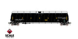 Scaletrains SXT42420 ARI 33K Gallon Spiral Jacketed Tank Car, American Railcar Leasing/Anhydrous Ammonia/Early/SHPX #221858 HO Scale