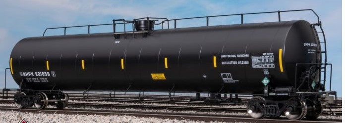 Scaletrains SXT42420 ARI 33K Gallon Spiral Jacketed Tank Car, American Railcar Leasing/Anhydrous Ammonia/Early/SHPX #221858 HO Scale