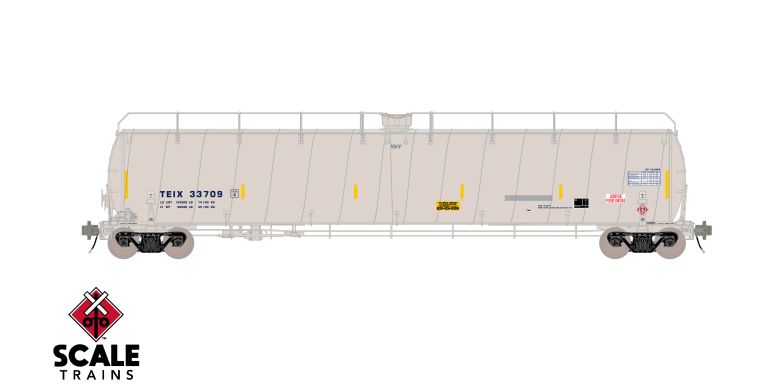 Scaletrains SXT42429 ARI 33K Gallon Spiral Jacketed Tank Car, Transportation Equipment/LPG/Early/TEIX #33728 HO Scale