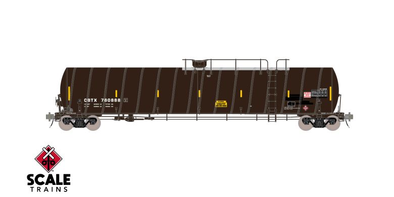 Scaletrains SXT42443 ARI 33K Gallon Spiral Jacketed Tank Car, CIT Group/Faded/LPG/Intermediate/CBTX #780946 HO Scale