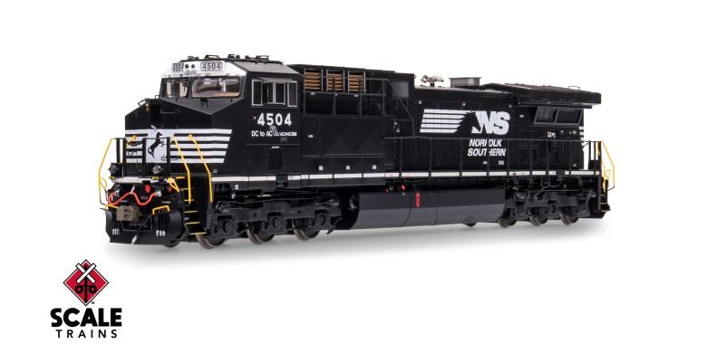 ScaleTrains SXT42476 Rivet Counter Wabtec AC44C6M, Norfolk Southern/Horsehead/Sinewave #4751 DCC & Sound HO Scale