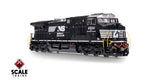 ScaleTrains SXT42476 Rivet Counter Wabtec AC44C6M, Norfolk Southern/Horsehead/Sinewave #4751 DCC & Sound HO Scale